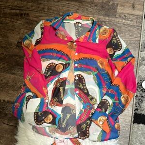 Two-piece long polyester very comfortable comes with pants polyester stretchable